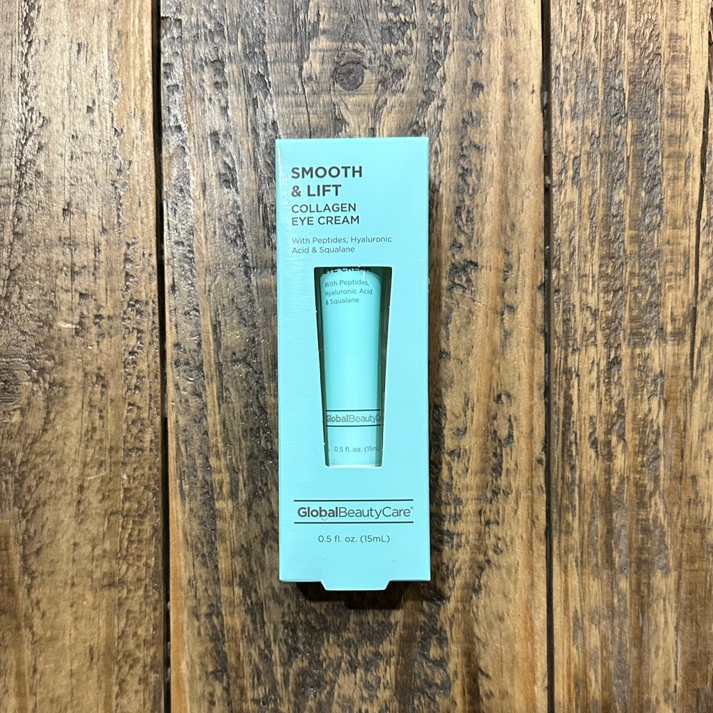 Global Beauty Care Smooth & Lift Collagen Eye Cream .5 Fl oz NEW